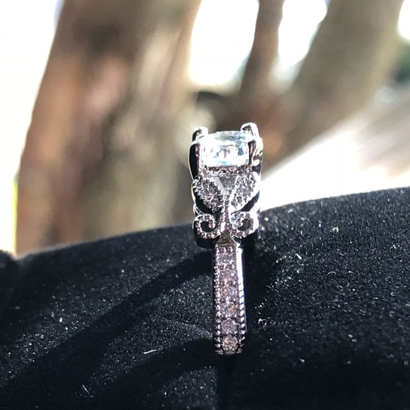 🌟SIZE 10 LEFT🌟STERLING SILVER VINTAGE FLORAL - Picture 4 of 8